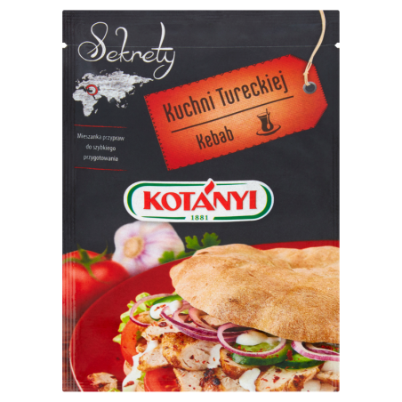 Kotanyi Sekrety Kuchni Tureckiej - Kebab mieszanka przypraw 20g